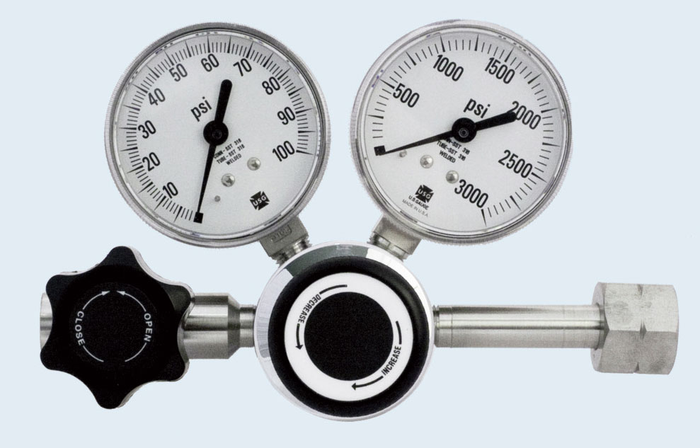 Economical, Corrosive Gas, High Purity 1-Stage Regulator Series 3450